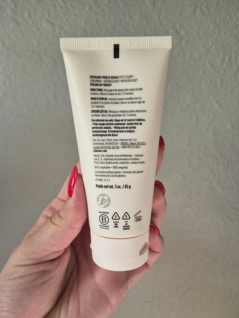 Arbonne Derm Results Resurfacing Exfoliator - NIB